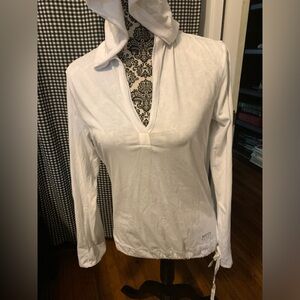 Women’s Nautica Hooded v-neck beach sweatshirt, size Small